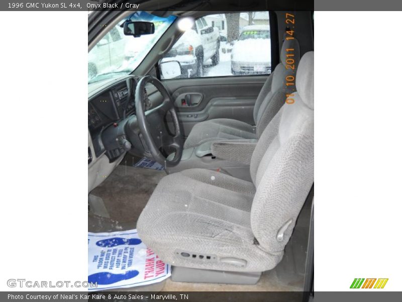 Onyx Black / Gray 1996 GMC Yukon SL 4x4