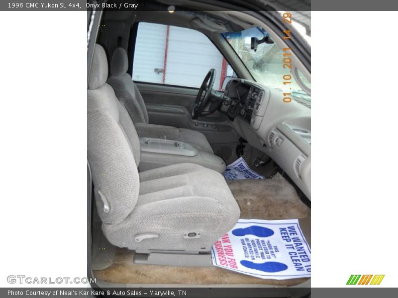 Onyx Black / Gray 1996 GMC Yukon SL 4x4