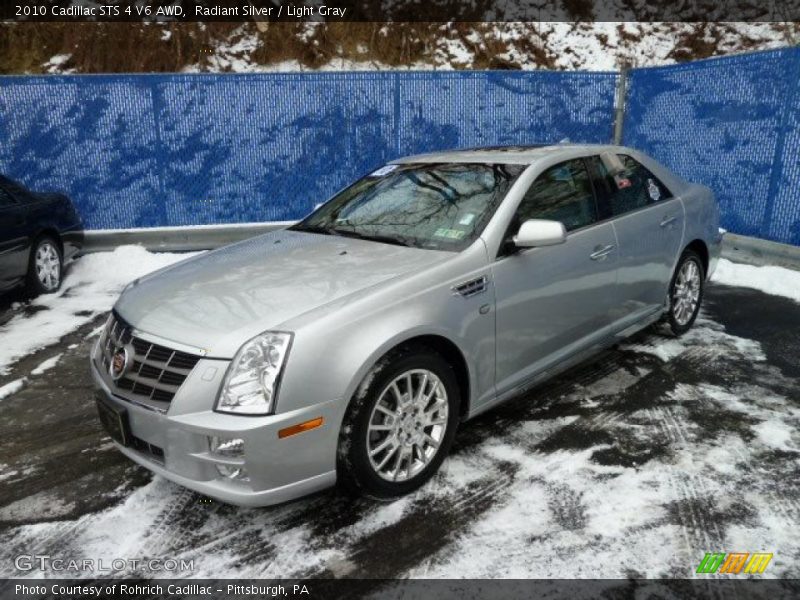 Radiant Silver / Light Gray 2010 Cadillac STS 4 V6 AWD