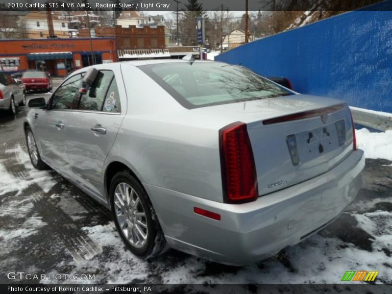 Radiant Silver / Light Gray 2010 Cadillac STS 4 V6 AWD
