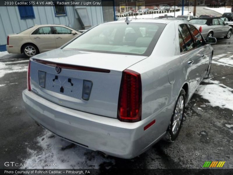Radiant Silver / Light Gray 2010 Cadillac STS 4 V6 AWD