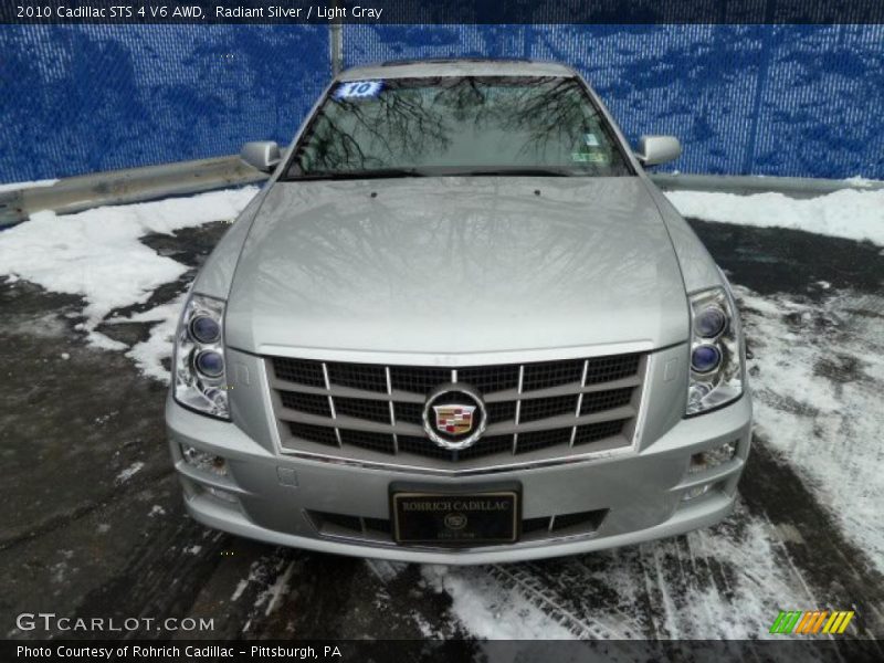 Radiant Silver / Light Gray 2010 Cadillac STS 4 V6 AWD