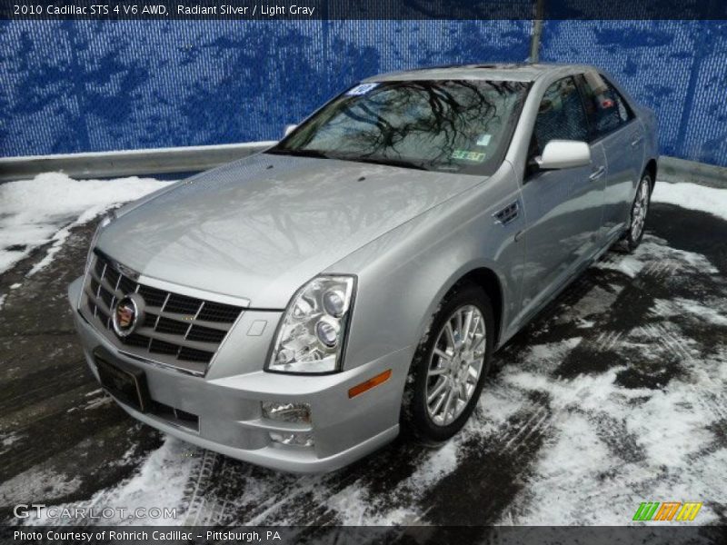 Radiant Silver / Light Gray 2010 Cadillac STS 4 V6 AWD
