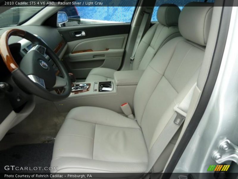 Radiant Silver / Light Gray 2010 Cadillac STS 4 V6 AWD