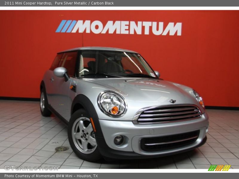 Pure Silver Metallic / Carbon Black 2011 Mini Cooper Hardtop