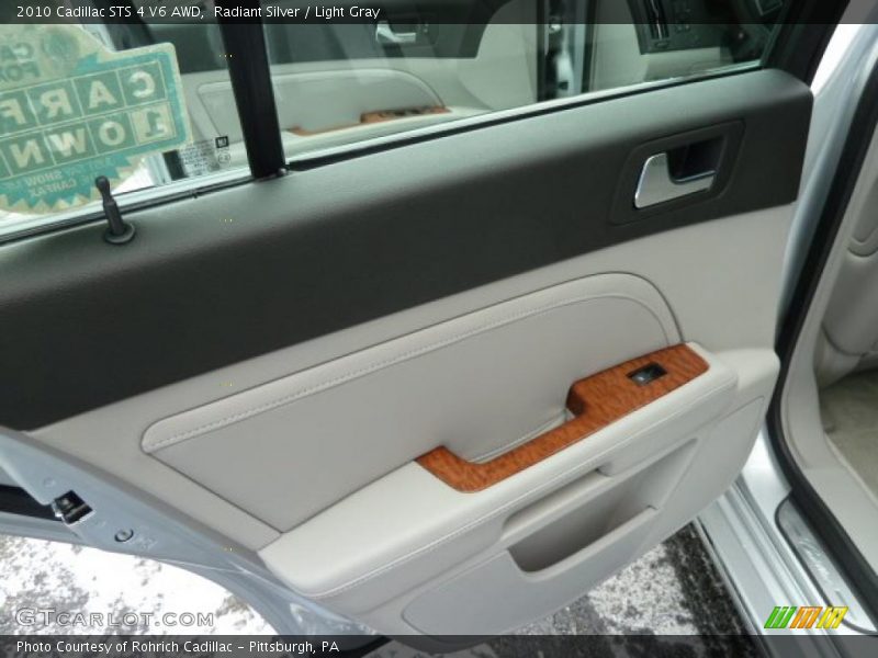 Radiant Silver / Light Gray 2010 Cadillac STS 4 V6 AWD