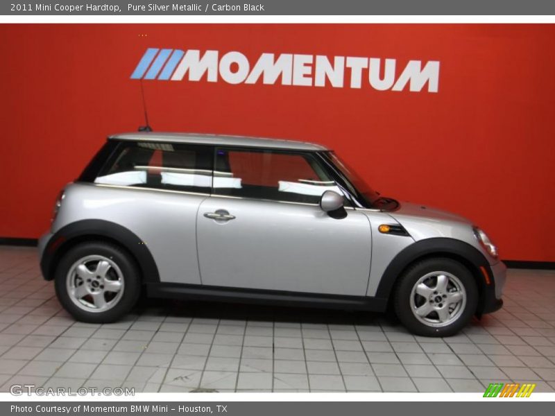 Pure Silver Metallic / Carbon Black 2011 Mini Cooper Hardtop