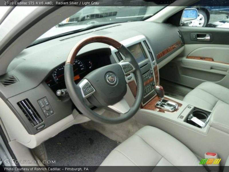 Radiant Silver / Light Gray 2010 Cadillac STS 4 V6 AWD