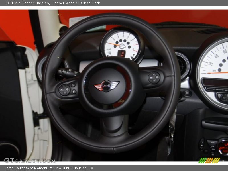 Pepper White / Carbon Black 2011 Mini Cooper Hardtop