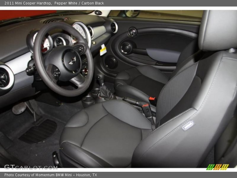 Pepper White / Carbon Black 2011 Mini Cooper Hardtop