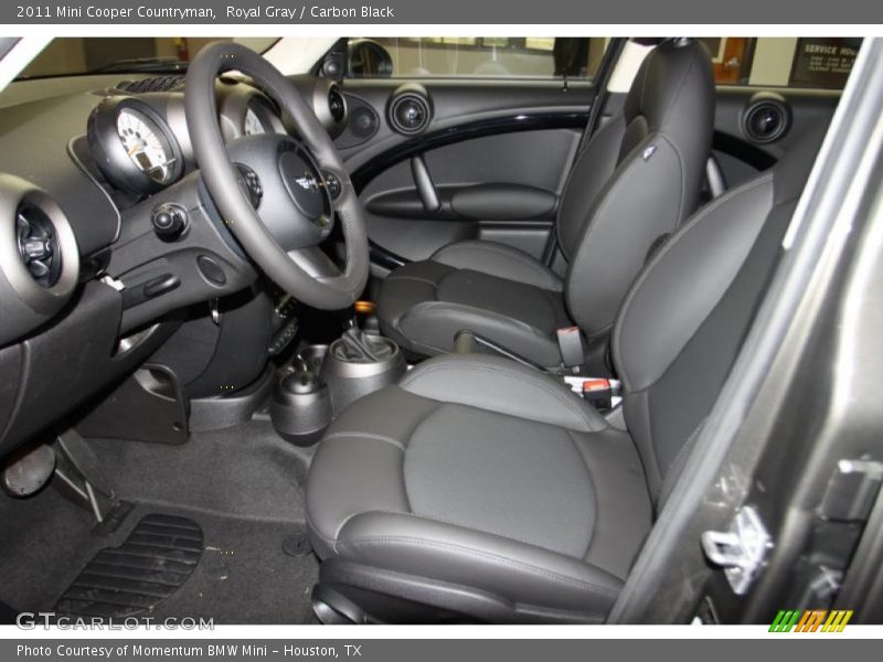  2011 Cooper Countryman Carbon Black Interior