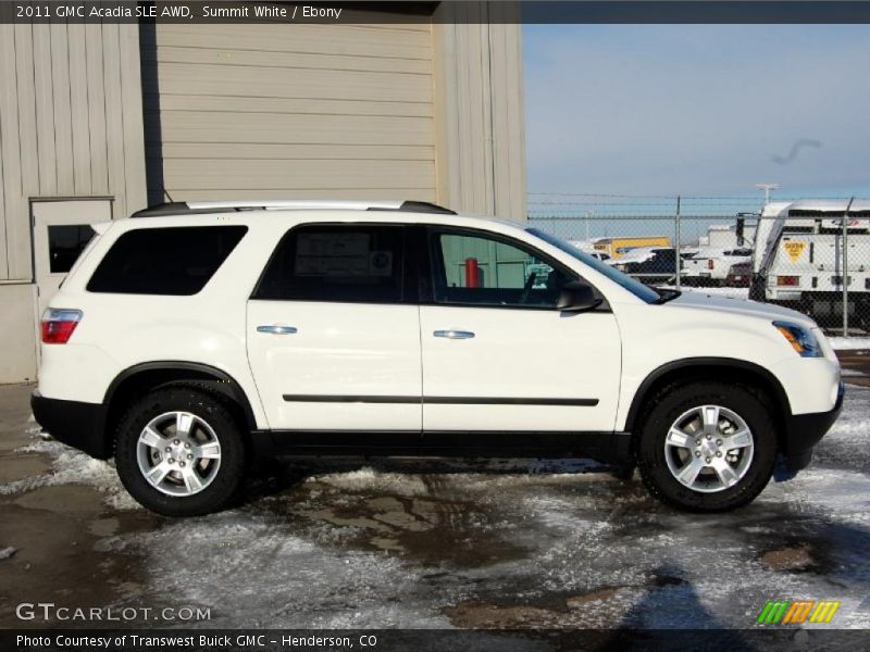  2011 Acadia SLE AWD Summit White