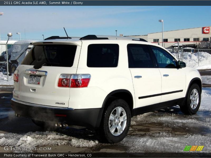  2011 Acadia SLE AWD Summit White