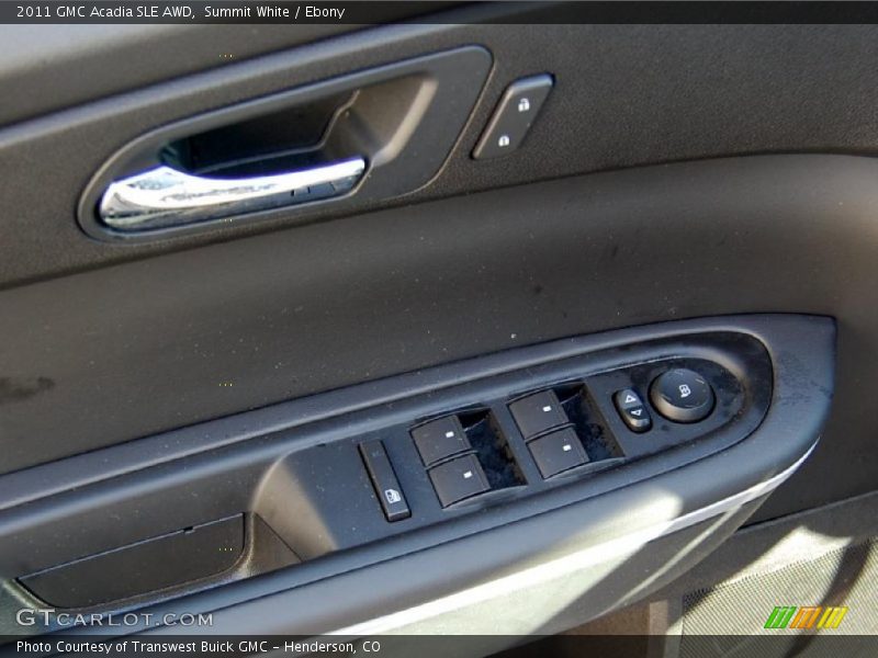 Summit White / Ebony 2011 GMC Acadia SLE AWD