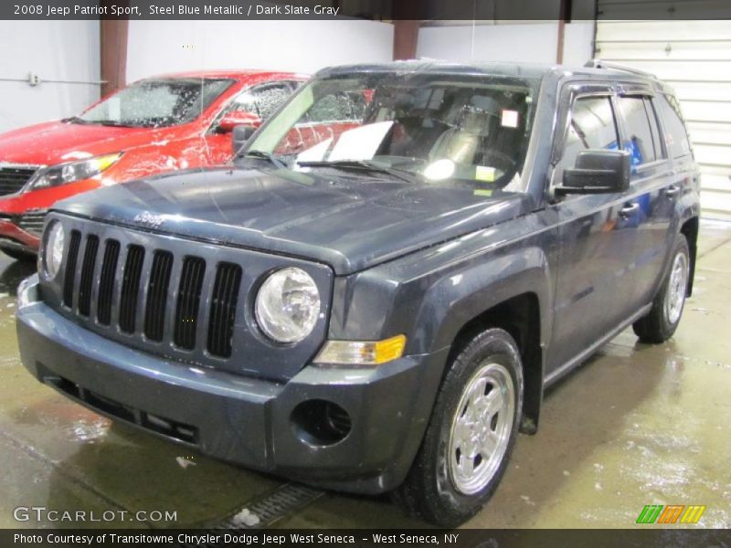 Steel Blue Metallic / Dark Slate Gray 2008 Jeep Patriot Sport