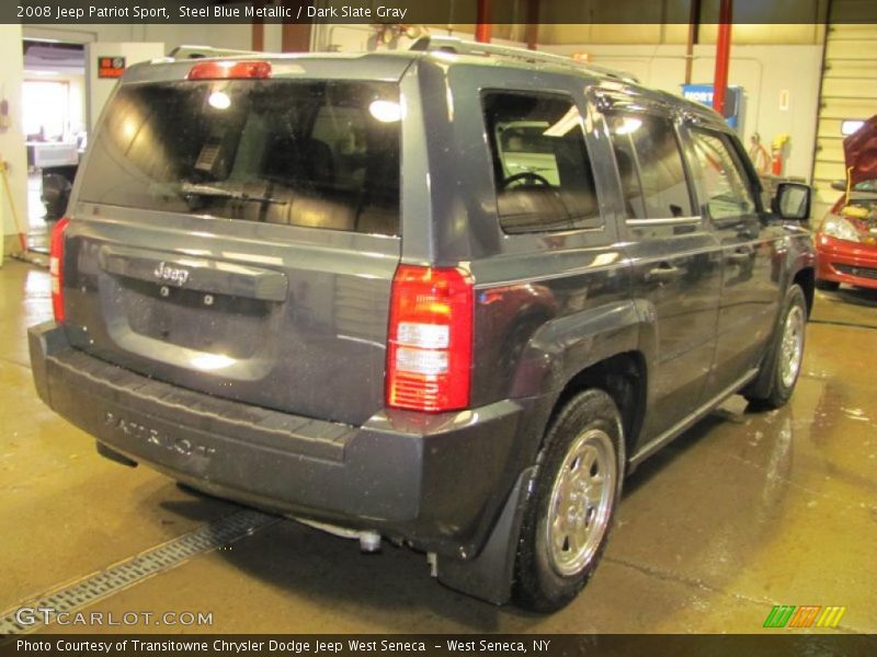 Steel Blue Metallic / Dark Slate Gray 2008 Jeep Patriot Sport