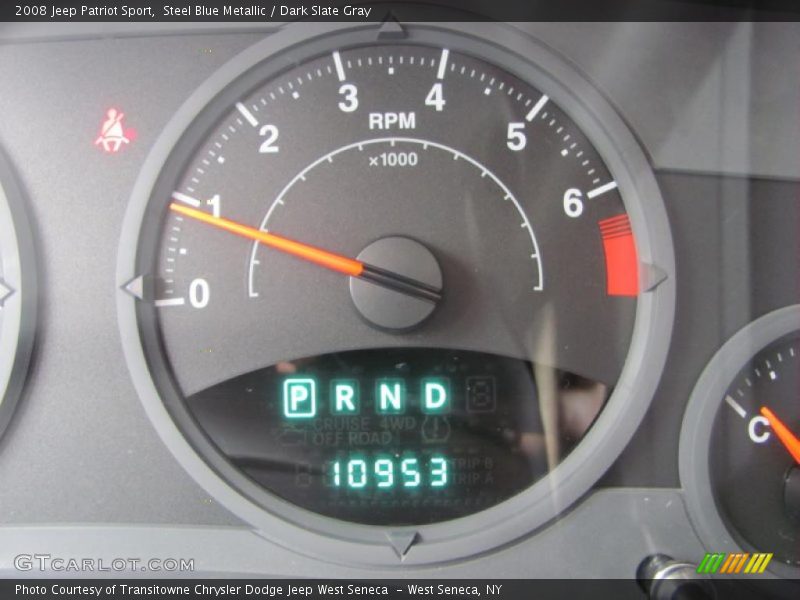 Steel Blue Metallic / Dark Slate Gray 2008 Jeep Patriot Sport