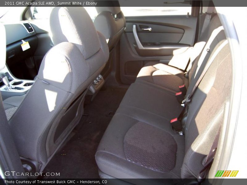 Summit White / Ebony 2011 GMC Acadia SLE AWD