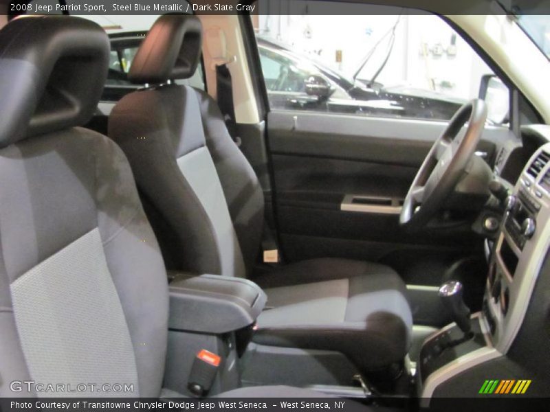 Steel Blue Metallic / Dark Slate Gray 2008 Jeep Patriot Sport