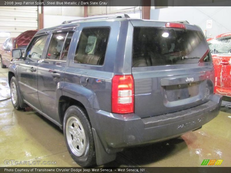 Steel Blue Metallic / Dark Slate Gray 2008 Jeep Patriot Sport