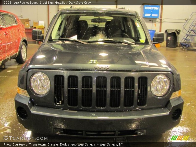 Steel Blue Metallic / Dark Slate Gray 2008 Jeep Patriot Sport
