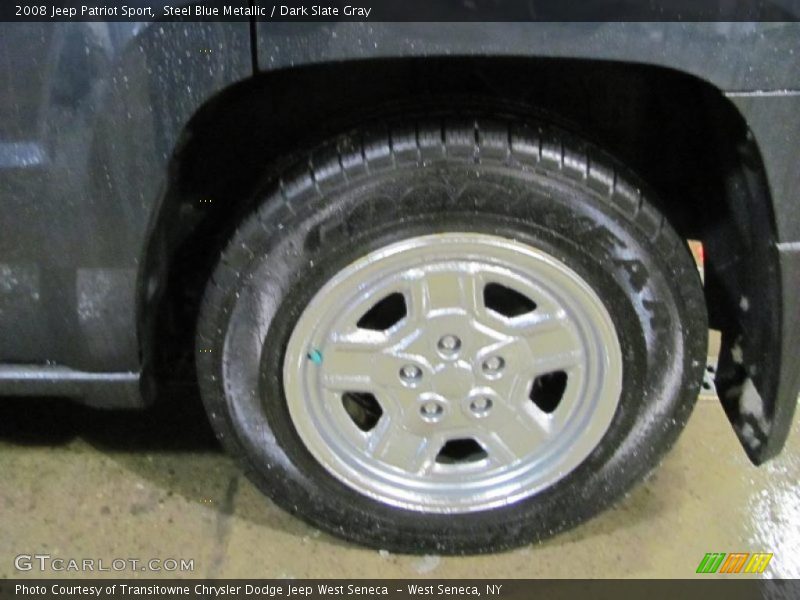 Steel Blue Metallic / Dark Slate Gray 2008 Jeep Patriot Sport