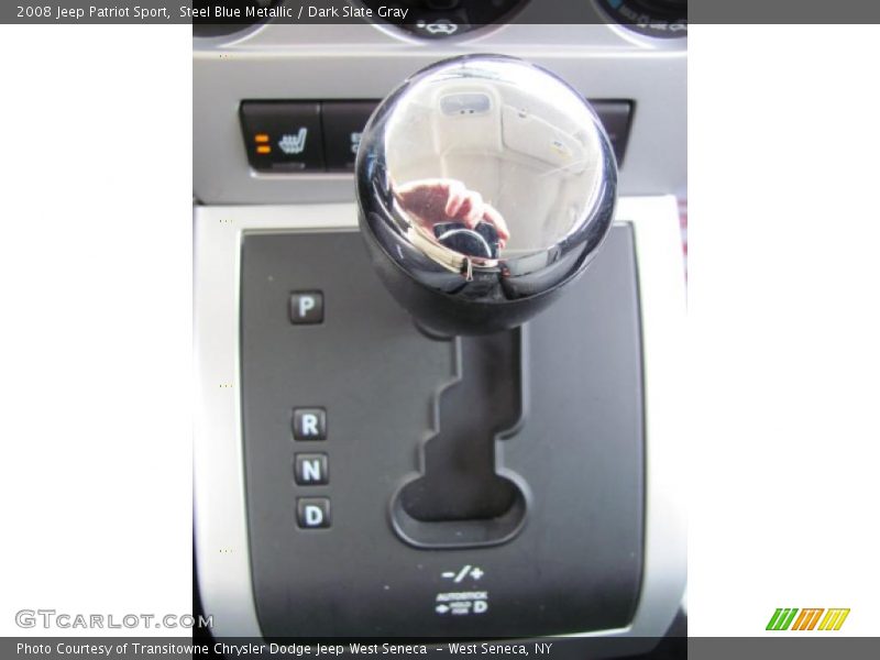 Steel Blue Metallic / Dark Slate Gray 2008 Jeep Patriot Sport