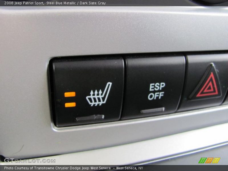 Steel Blue Metallic / Dark Slate Gray 2008 Jeep Patriot Sport