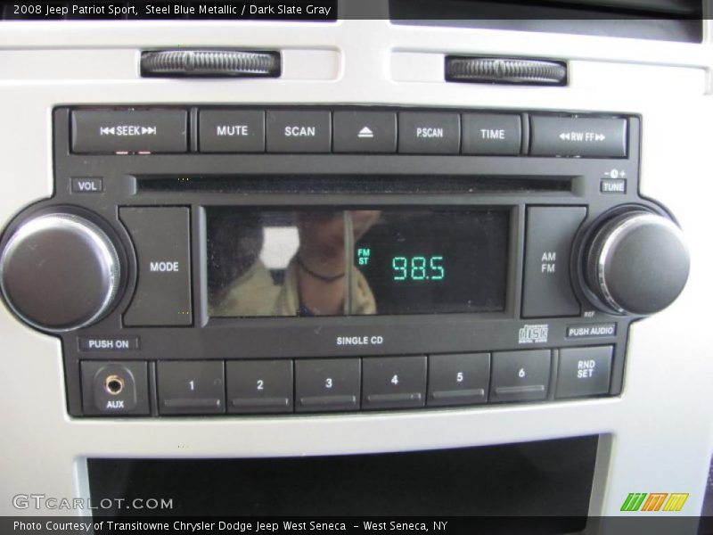 Steel Blue Metallic / Dark Slate Gray 2008 Jeep Patriot Sport