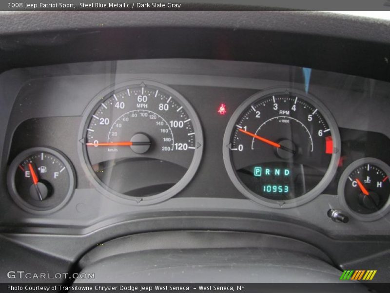 Steel Blue Metallic / Dark Slate Gray 2008 Jeep Patriot Sport