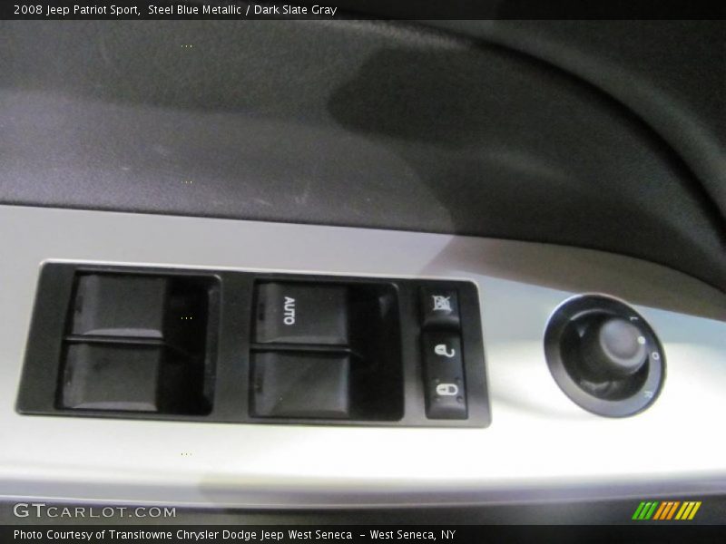 Steel Blue Metallic / Dark Slate Gray 2008 Jeep Patriot Sport