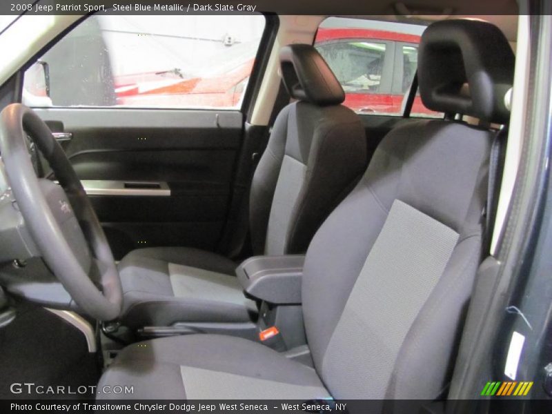 Steel Blue Metallic / Dark Slate Gray 2008 Jeep Patriot Sport