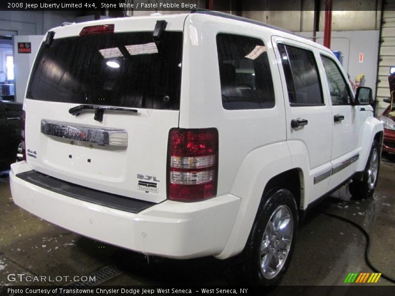 Stone White / Pastel Pebble Beige 2008 Jeep Liberty Limited 4x4