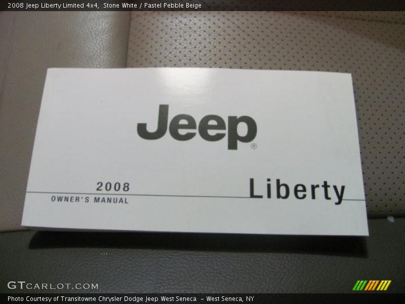 Stone White / Pastel Pebble Beige 2008 Jeep Liberty Limited 4x4