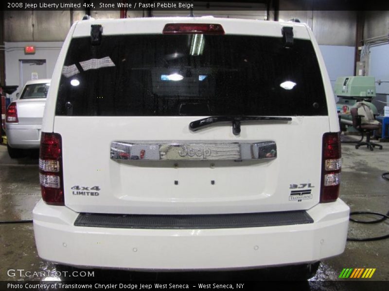 Stone White / Pastel Pebble Beige 2008 Jeep Liberty Limited 4x4