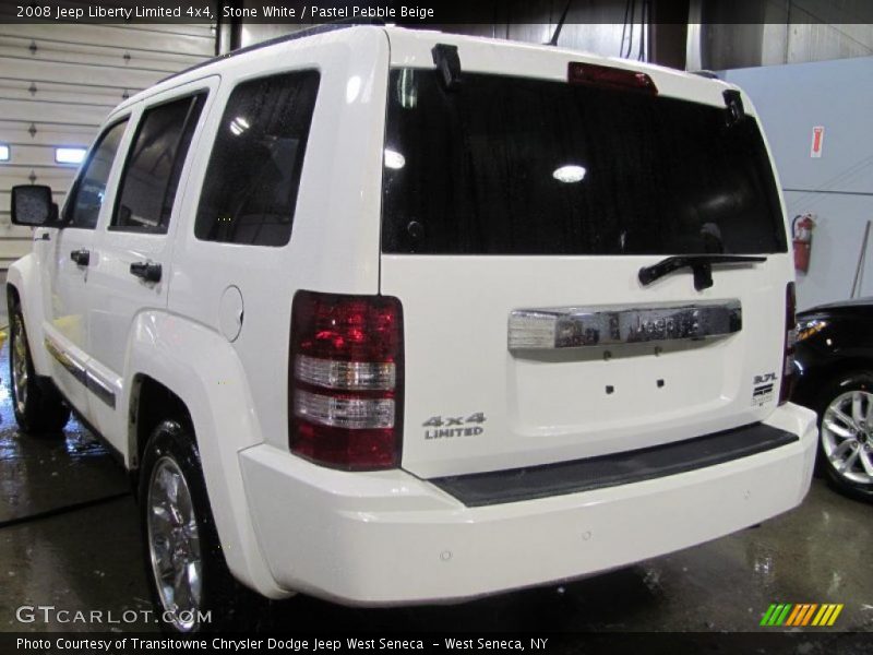 Stone White / Pastel Pebble Beige 2008 Jeep Liberty Limited 4x4