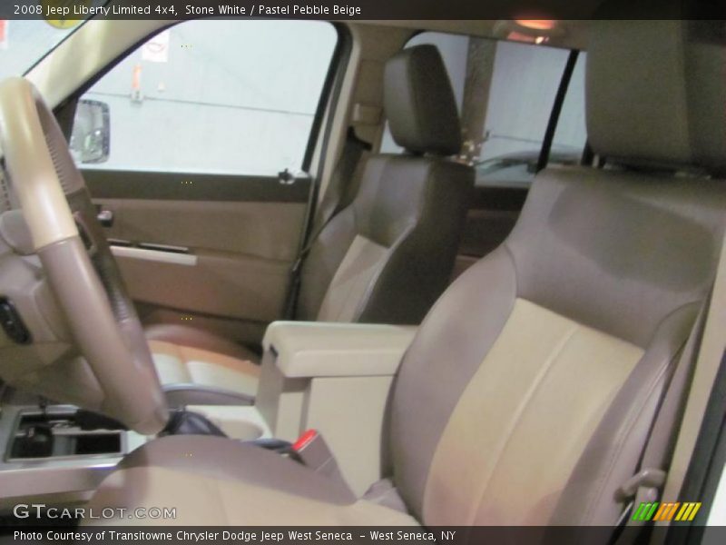Stone White / Pastel Pebble Beige 2008 Jeep Liberty Limited 4x4