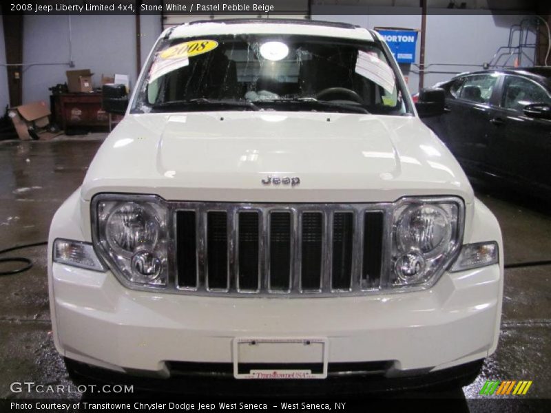 Stone White / Pastel Pebble Beige 2008 Jeep Liberty Limited 4x4