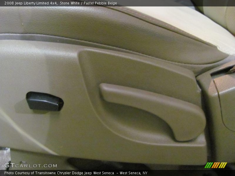 Stone White / Pastel Pebble Beige 2008 Jeep Liberty Limited 4x4