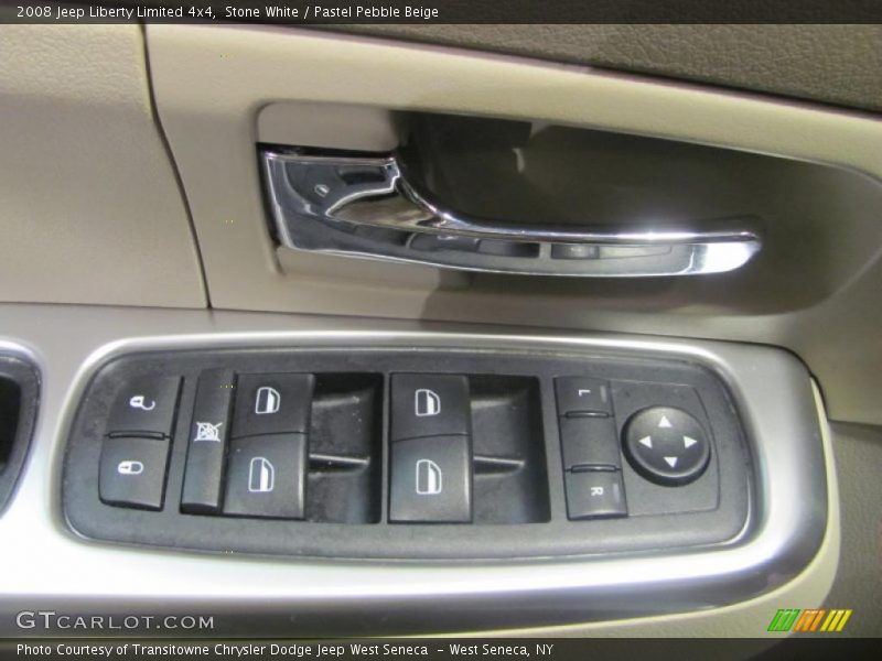 Stone White / Pastel Pebble Beige 2008 Jeep Liberty Limited 4x4