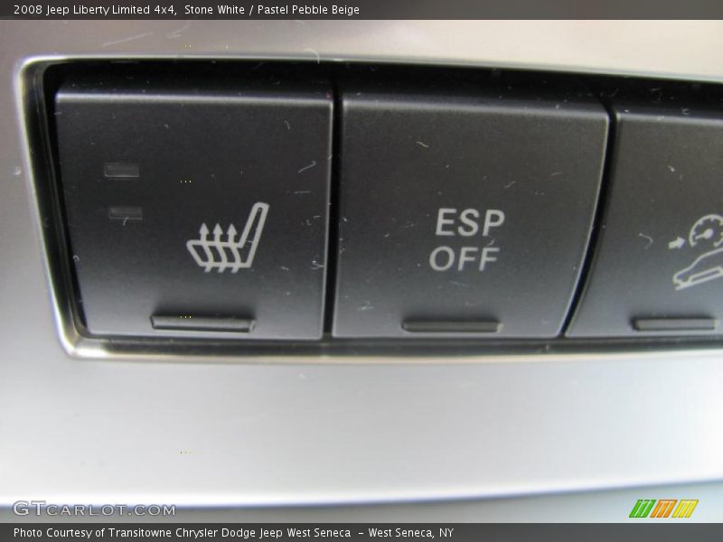 Stone White / Pastel Pebble Beige 2008 Jeep Liberty Limited 4x4