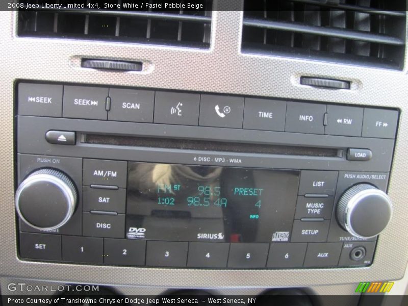 Stone White / Pastel Pebble Beige 2008 Jeep Liberty Limited 4x4