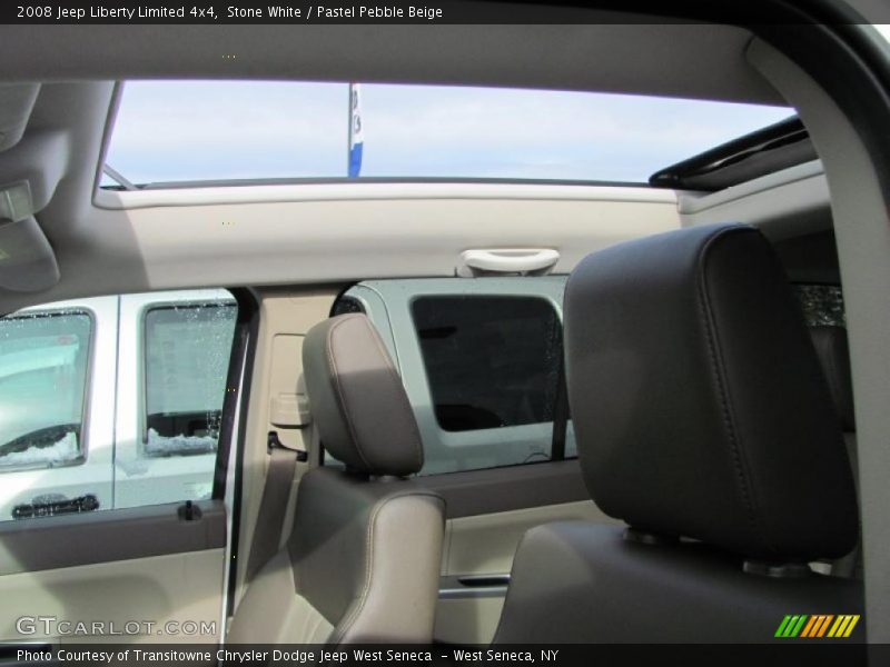 Stone White / Pastel Pebble Beige 2008 Jeep Liberty Limited 4x4