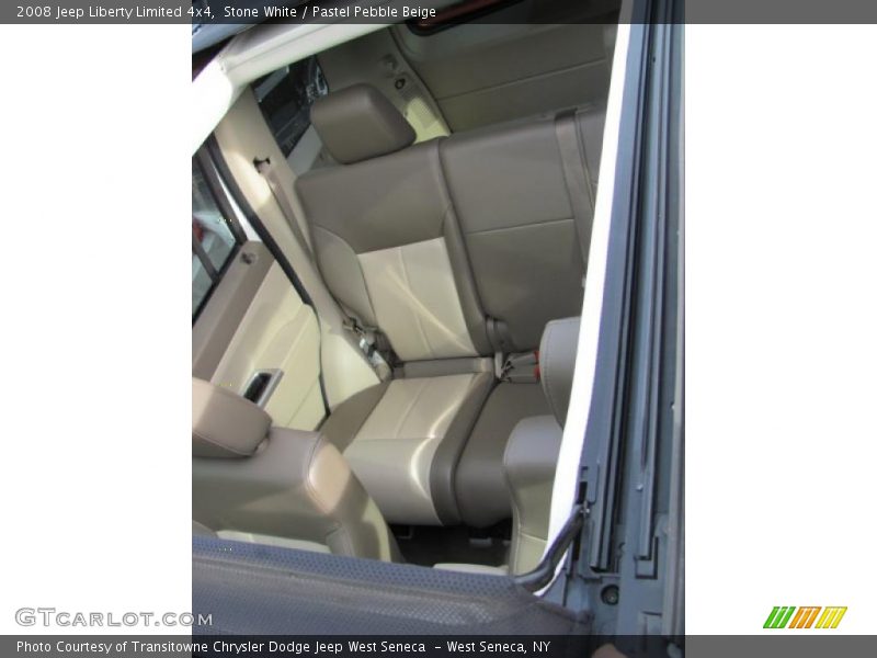 Stone White / Pastel Pebble Beige 2008 Jeep Liberty Limited 4x4