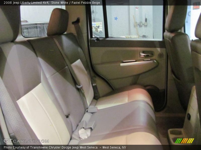 Stone White / Pastel Pebble Beige 2008 Jeep Liberty Limited 4x4