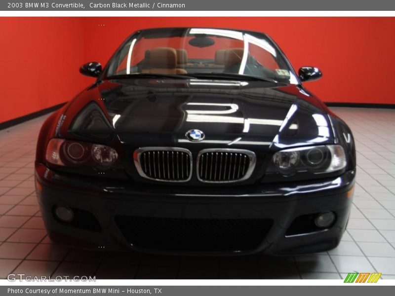 Carbon Black Metallic / Cinnamon 2003 BMW M3 Convertible