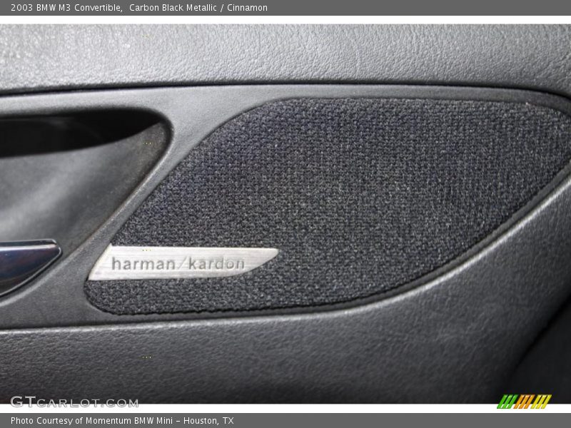 Carbon Black Metallic / Cinnamon 2003 BMW M3 Convertible