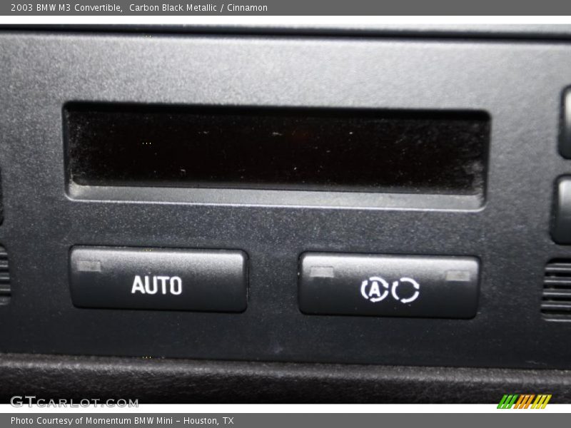 Controls of 2003 M3 Convertible