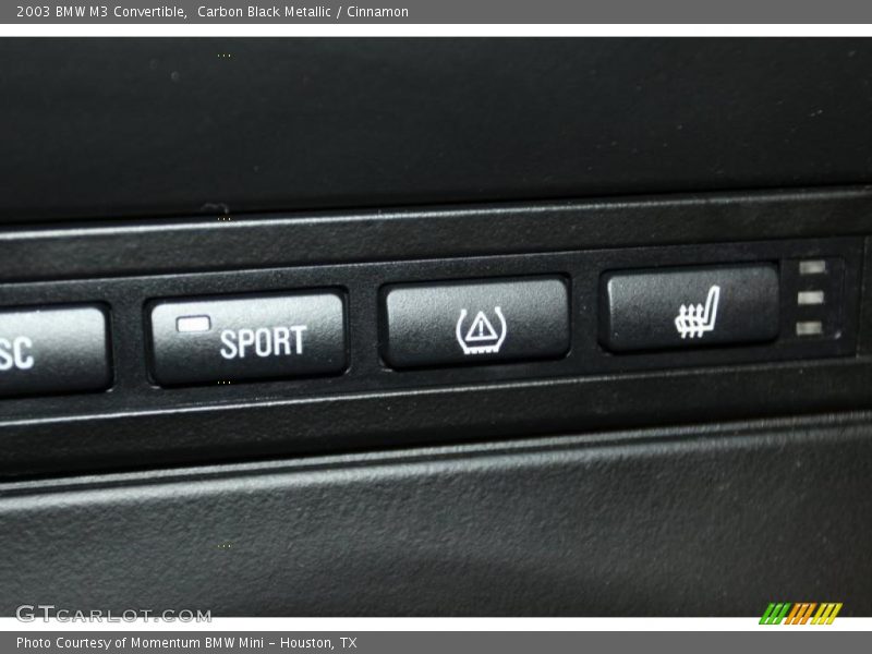 Controls of 2003 M3 Convertible