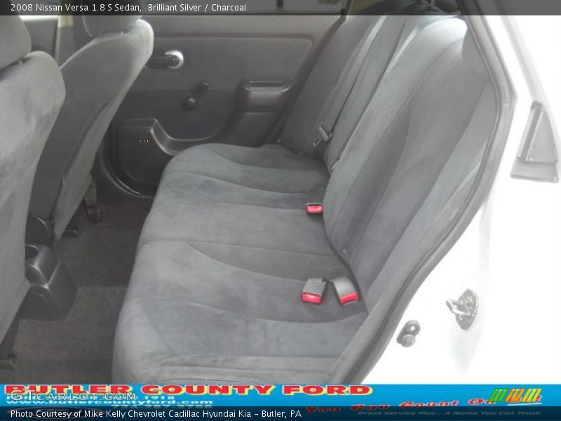 Brilliant Silver / Charcoal 2008 Nissan Versa 1.8 S Sedan